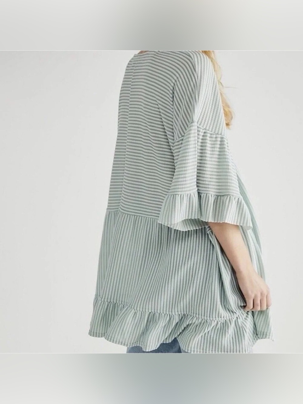 Free People Beach El Mar Striped Mini Dress NWT - Picture 3 of 7